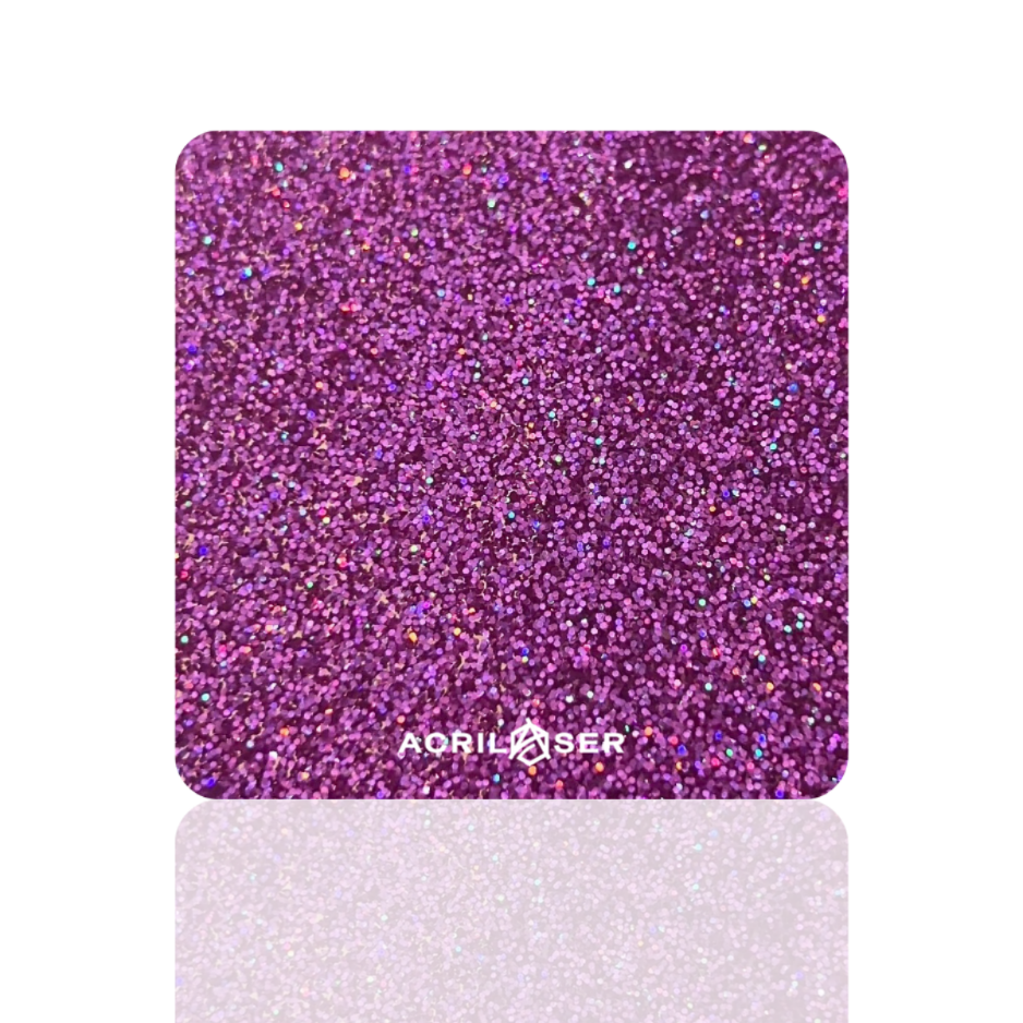 Glitter Holográfico Malva