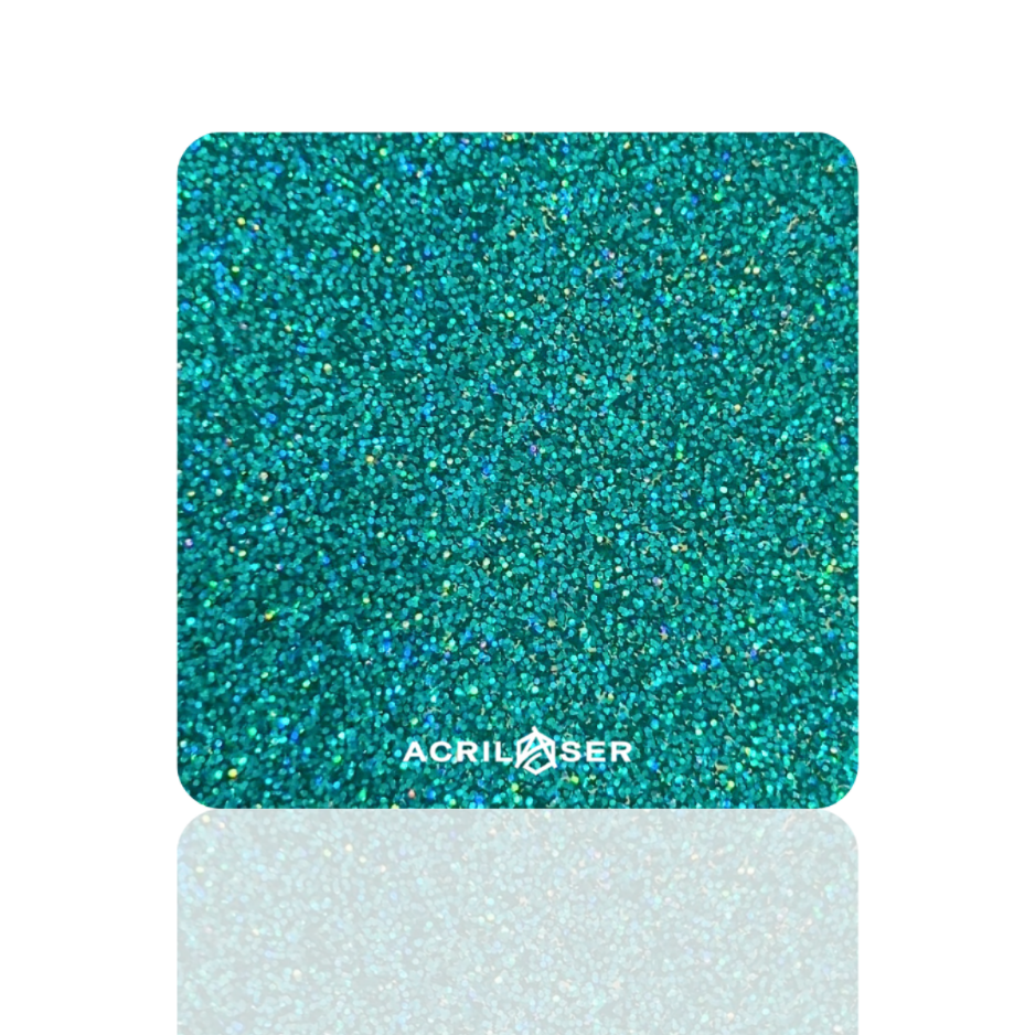 Glitter Holográfico Turquesa