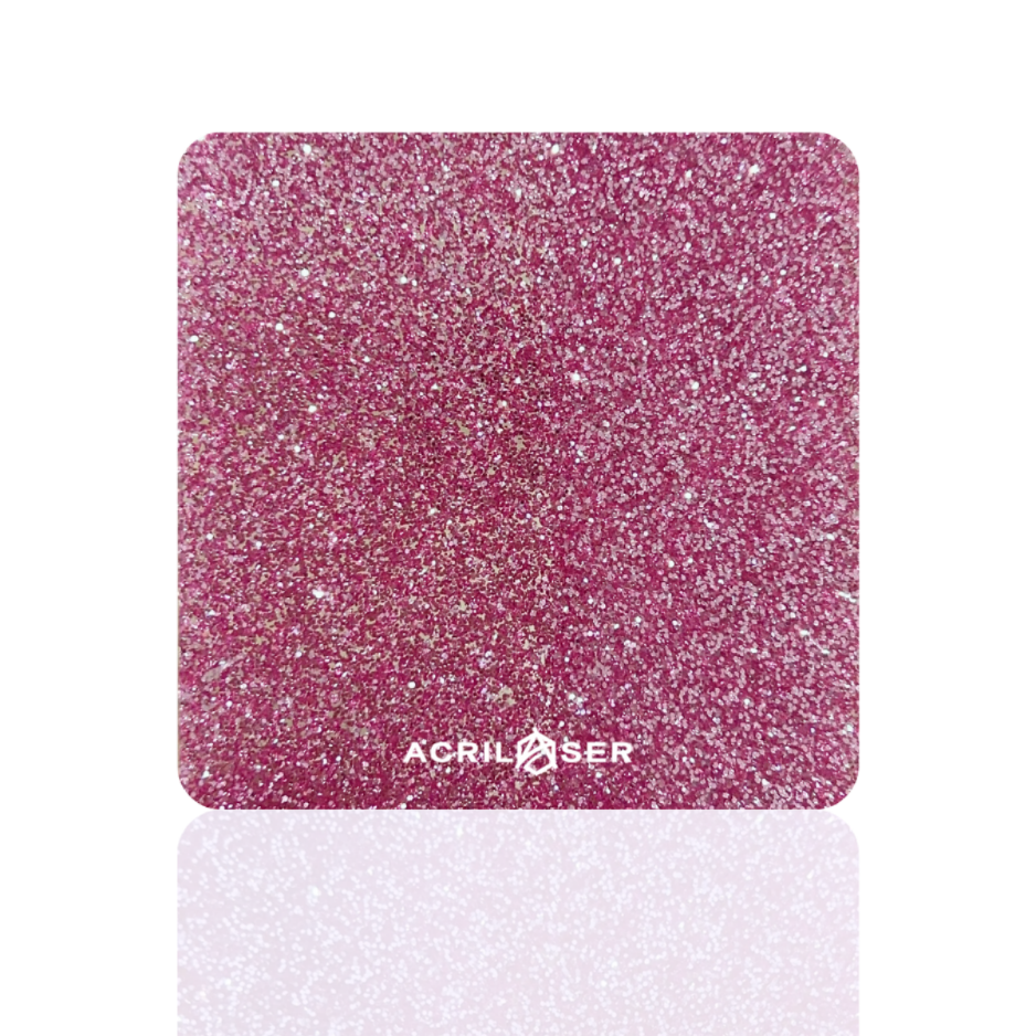 Rosa Glitter