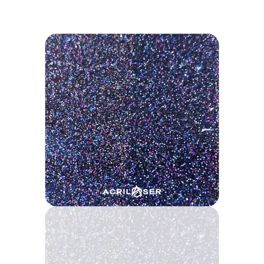 Glitter Holográfico Azul Noche