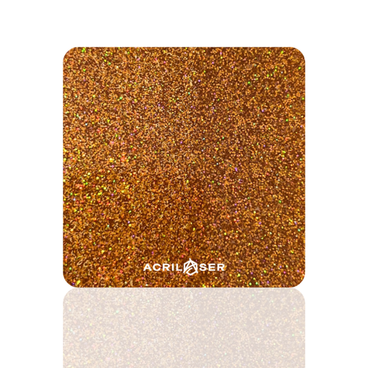 Glitter Holográfico Cobre