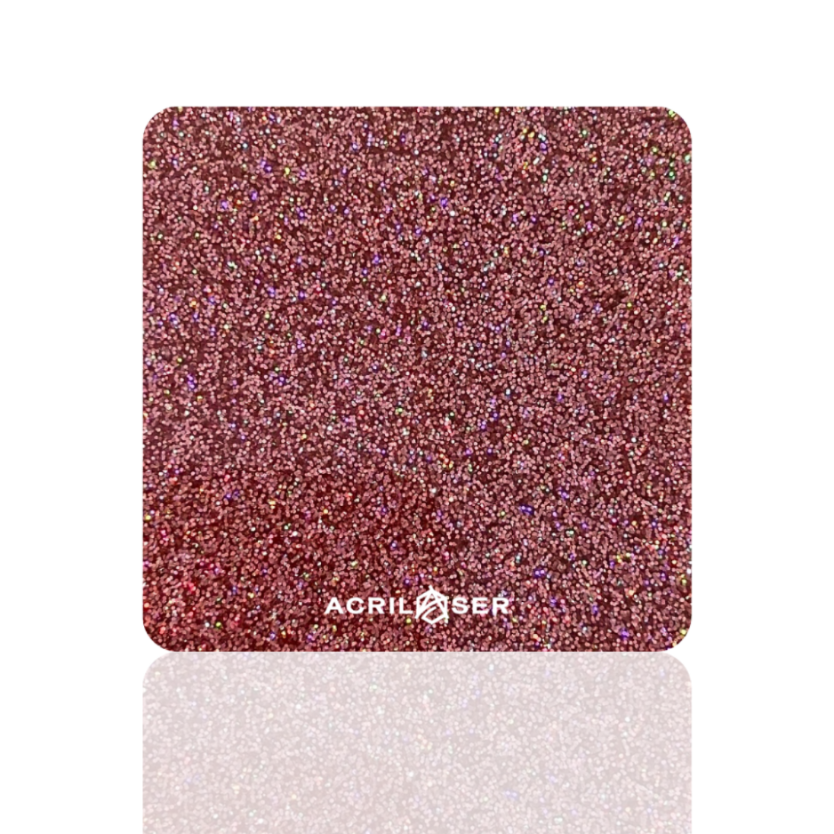 Glitter Holográfico Oro Rosa