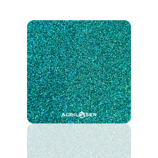 Glitter Holográfico Turquesa