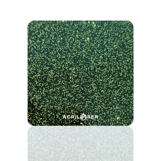 Verde Oscuro Glitter